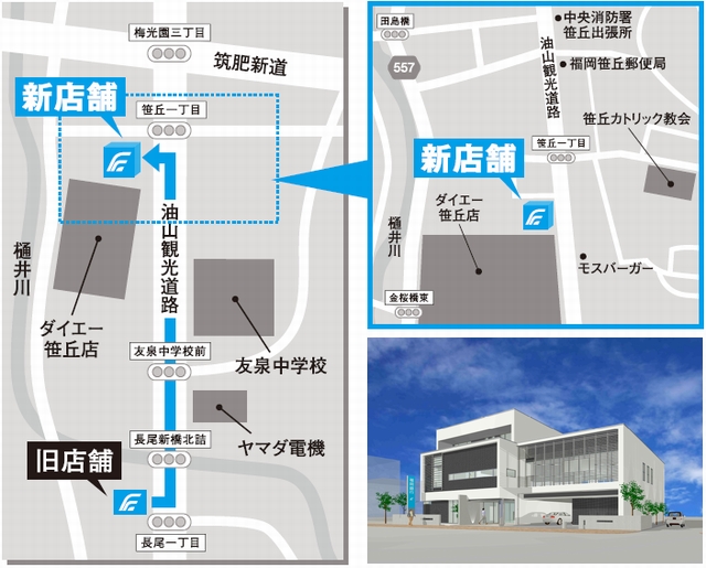 長尾支店イメージ・地図
