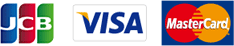JCB、VISA、MasterCard