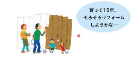 リフォーム・メンテナンスをする