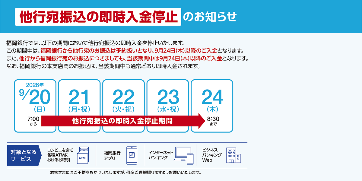 サービス休止