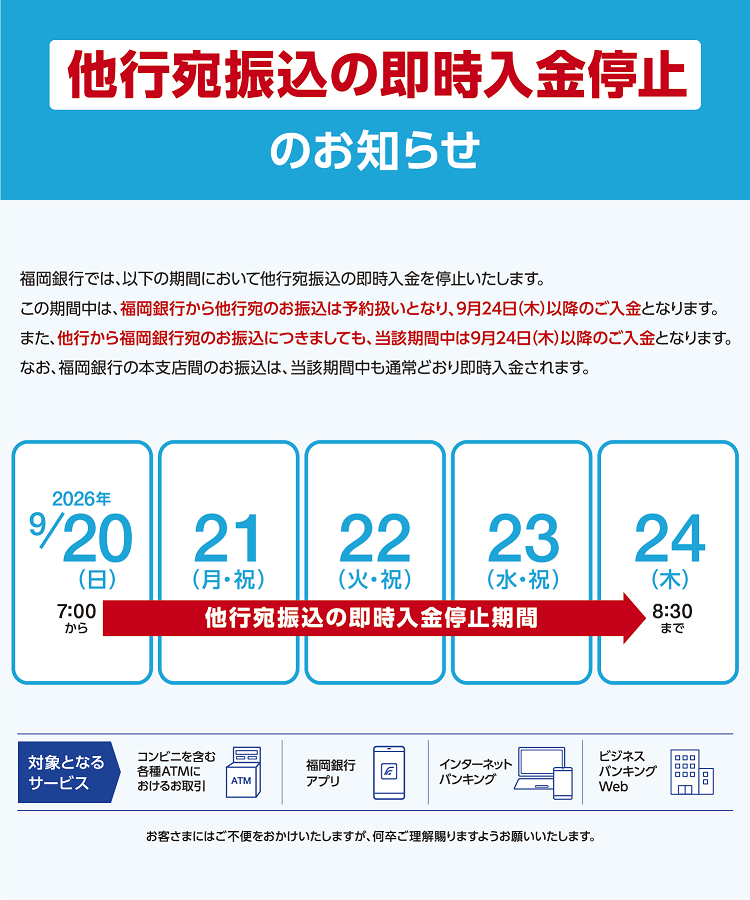 サービス休止