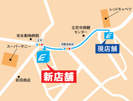 月隈支店案内地図