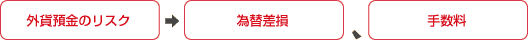 外貨預金のリスクとリターン/リスクイメージ