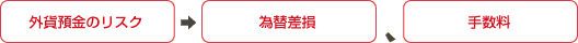 外貨預金のリスクとリターン／リスクイメージ