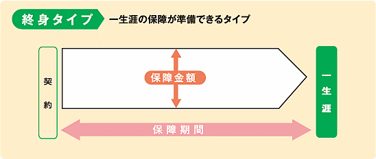 終身タイプ<イメージ図> 