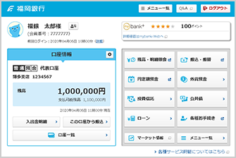 ネット バンキング 銀行 福岡 インターネットバンキング初期化申込