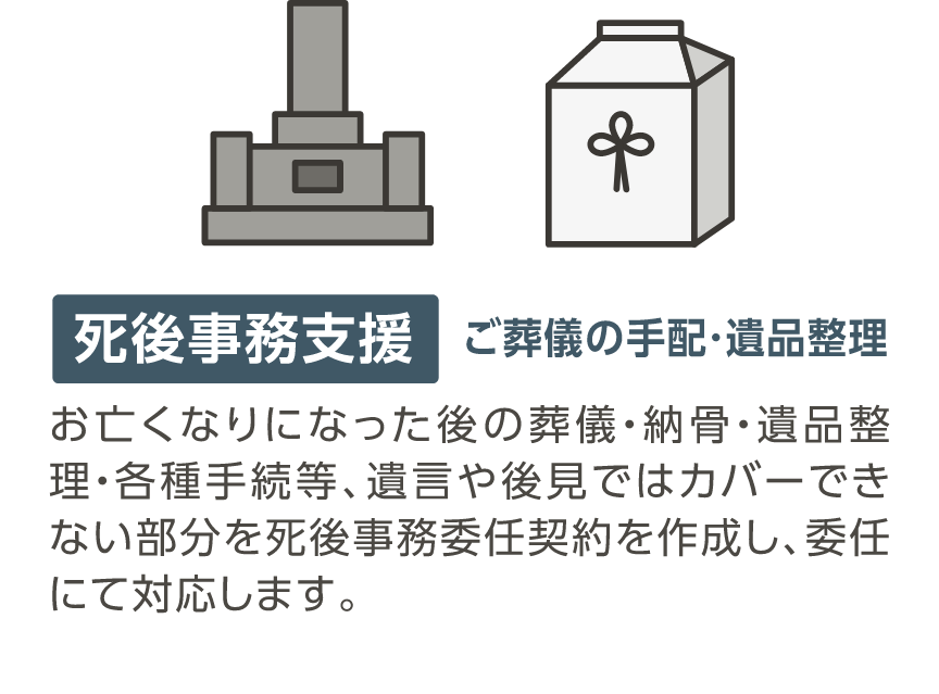 死後事務支援サポート