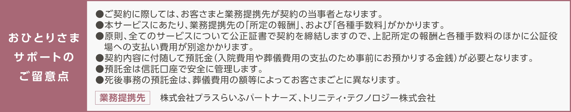 おひとりさまサポートコンサルティングについて