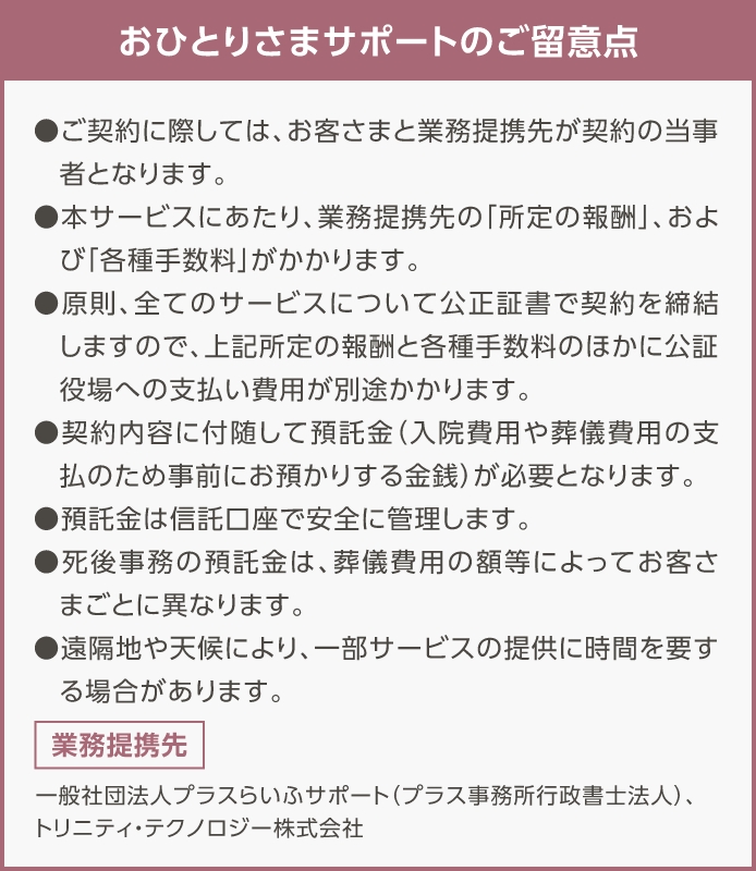 おひとりさまサポートコンサルティングについて
