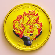 聖火金貨(裏面)