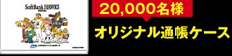 20,000名様オリジナル通帳ケース